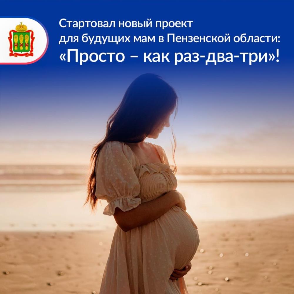 В Пензенской области стартовал новый проект, направленный на поддержку будущих мам